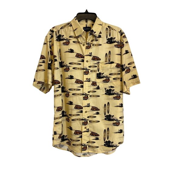 Puritan Other - Vintage 90's Men's Puritan Surfer Dude Cotton Button-Down Shirt Size M